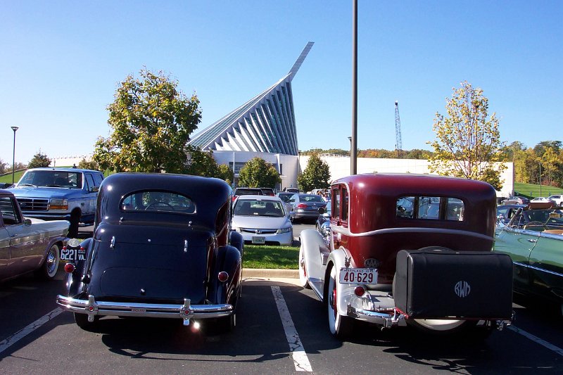 Image_Kodak_DX4900 014.JPG - ODPC Packards at the Marine Corps Museum.  Bob Robb photo.